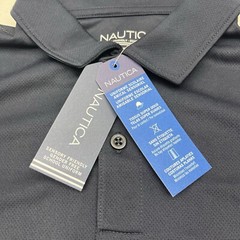 Nautica 2-Pack Navy Blue Short Sleeve Polo Shirts School Uniform Unisex M 8-10 Y