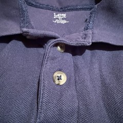 Lee Boys School Uniform Shirt 14 Dark Blue Navy Short Sleeve Polo