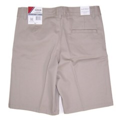 Izod Little Boys Size 8 Huskey School Uniform Shorts NWT Adjustable Waist Khaki