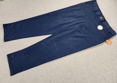 Wonder Nation School Uniform Pants Size 16 Husky Navy Adjust Waist Reinforce NEW