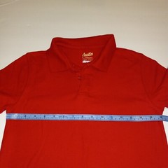 Austin Trading Co. Boy Uniform Red Shirt Size L (14/16)