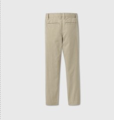 Boys’ Flat Front Stretch Uniform Skinny Fit Pants – Cat & Jack™ Khaki SZ 5 NWT