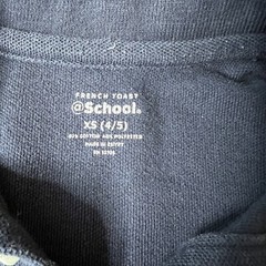 Bundle 3 French Toast School Navy Blue Polos & 1 Wonder Nation Vest Size XS 4/5