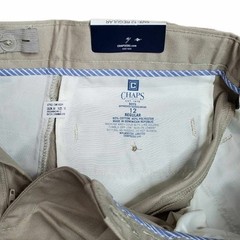 Chaps Boys Uniform Shorts Gray Wrinkle Resistant Pleated Front 12 Regular New