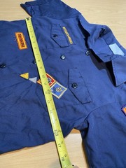 Boy Scouts Of America Youth Large Uniform Shirt Flag Patches Orange County Cal
