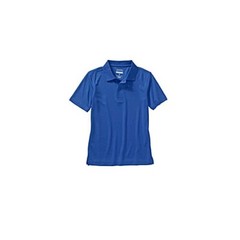 George Polo Shirt Boys Size XL Blue School Uniform Short Sleeve Performance –C1