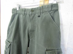 Boy Scouts of America Convertible Cargo Pants Canvas Youth 10 Uniform Zip Off