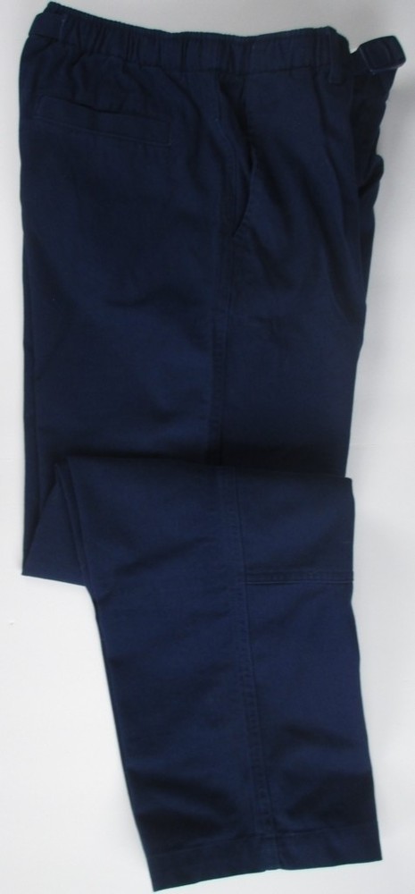 LANDS END Deep Sea Navy Open Bottom Climber Pants Boys M 8 NEW