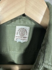 Vintage Boy Scouts of America Shirt Olive Green Sanforized Long Sleeve Youth