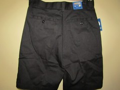 UNIVERSAL School Uniform BLACK Boys Size 14 FLAT FRONT Shorts ADJUSTABLE WAIST