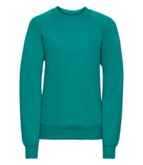 Russell 762B Plain Kids Childrens Childs Boys Girls Sweat Shirt Jumper No Logo