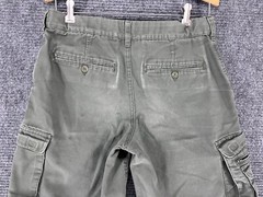 BOY SCOUTS Convertible Cargo Shorts Uniform Green Zip Off Youth Size 33 NO PANTS
