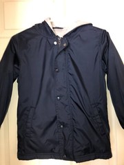 Boys Size 8 School Uniform Windbreaker Jacket George Zip & Button