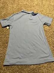 NWT CAMBRIDGE CLASSICS kids Blue polo school uniform collar Size XL 14/16