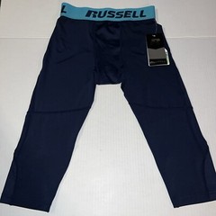 Russell Boys L (10-12) Sport 3/4 Compression Short Pant Intellifresh Stretch
