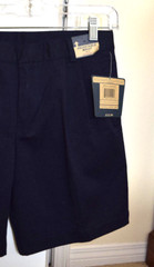 Lee School Boy’s Navy Shorts Husky Size 12 New