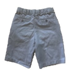 Boy’s Award School Uniform Gray Shorts Flat Front Size 12 Regular Cotton Blend