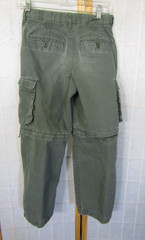 Boy Scouts of America Convertible Cargo Pants Canvas Youth 10 Uniform Zip Off