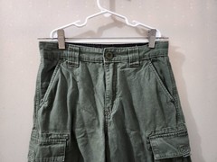 Boy Scout Shorts Boys 12 GRN Uniform Canvas Cargo Outdoor Uitility Adjust Waist