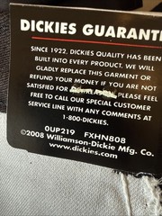 Dickies Boys Uniform School Shorts Black Size 14 Wrinkle Resistant