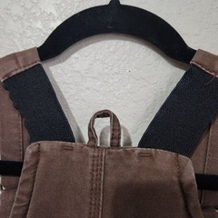 Berne Workwear 4T Brown Canvas Insulated Kids Overalls