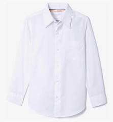 French Toast Boys’ 16 Long Sleeve Dress Button Shirt School White NEW