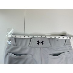 Under Armour Gray Blue Vanish Piped Baseball Pants Looser Cut Sports Active M