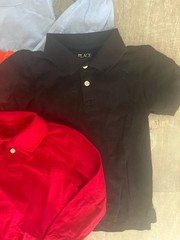Lot of 4 Shirts Children’s Place Sz 5/6 Boys Red Blue Black Orange EUC