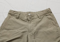 Nautica Boys’ Pull-On Adjustable Waist Uniform Twill Shorts JL3 Khaki Size 4 Reg