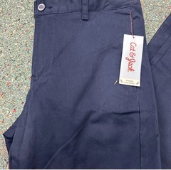 Cat & Jack Boys Husky School Uniform Pants Fighter Pilot/Navy Blue Size 16 Husky