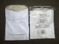 New lot of 2 Boys FORMAL or UNIFORM WHITE LONG sleeve BUTTON DOWN Shirts 10
