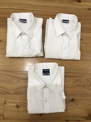 Midford Brand White Long Sleeved Boys/Teen School Shirts x 3 Items Size 20
