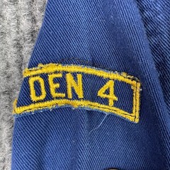 Boy Scouts of America Uniform Shirt Kids Blue Cub Scout Patches Vintage Outdoors