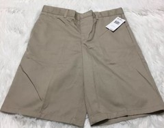 French Toast Uniform Shorts Khaki Boys Size 14 Husky NWT