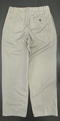 IZOD School Uniform Boys Pants Beige Pleated Front /100% Cotton /Size 18