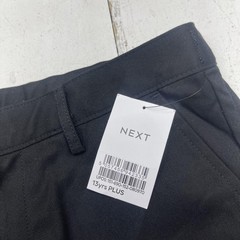 Next Pants Boys 13 Years Plus 158cm Black Regular School Uniform Dress Trousers