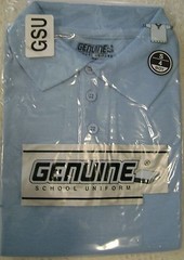 New Boys SZ S 4 Light Blue School Uniform Polo Shirt bsu006 SS