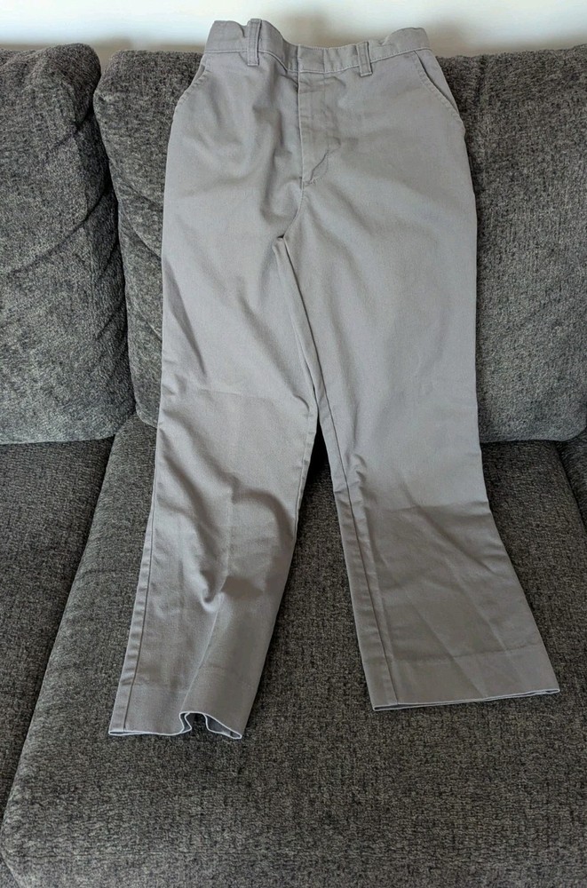 Norman’s Boys Slim School Uniform Pants Gray Size 12