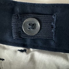 Cat & Jack Pants 14 Husky Boys Flat Front Adjustable Waist Navy School Chinos
