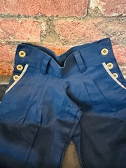 Child’s GILMAR Uniform Dark Blue Side Button Pampeiro Pants