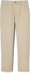 French Toast Boys 2 Pack Straight Fit School Uniform Pants Khaki, Sz 8