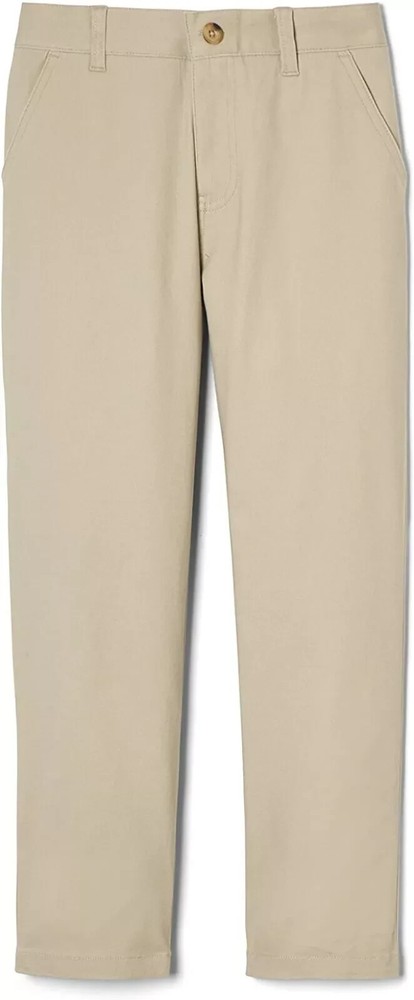 French Toast Boys 2 Pack Straight Fit School Uniform Pants Khaki, Sz 5