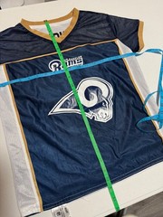 Los Angeles Rams Jersey Youth Size M Berrios Flag Football Flag NFL