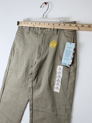 Cat & Jack Boys School Uniform Vintage Khaki Straight Pants Size 10