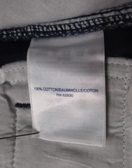 LANDS END Deep Sea Navy Open Bottom Climber Pants Boys L NEW
