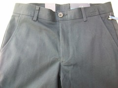 Nautica School Uniform Boys Pants Sz 16 Regular Navy Blue Adjustable Waist