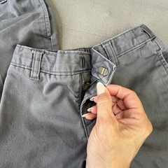 Lands End Boys Gray Pants Size 6 Adjustable Waist School Uniform Lot Of 2