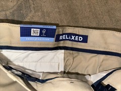New French Toast Uniform Pants Youth Boys Sz 10 Slim Beige Adjustable Waist