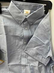2pk DENNIS UNIFORM Unisex/Boys Oxford Short Sleeve Shirt, Blue Size Y20 Youth