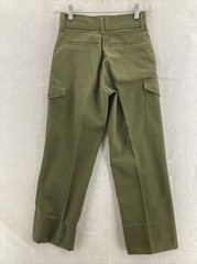 VTG Boy Scouts Pants YOUTH 6 Green Uniform Cargo Pants
